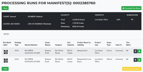 Track your production activities at the batch level
